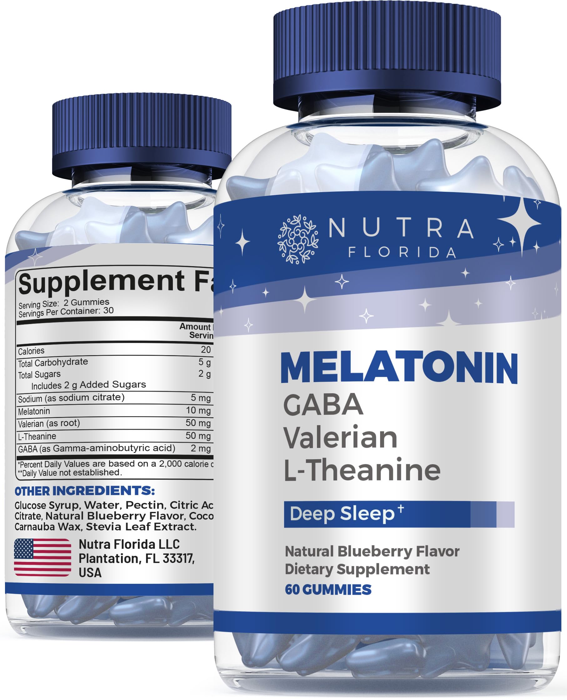 Nutra Florida Melatonina 10 mg: gominola para dormir naturalmente.