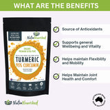 Nutra Nourished extracto de curcumina 95% para absorción