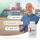 Nutra Nutrition Aceite de Pescado 1200mg, etiqueta clara y legible.