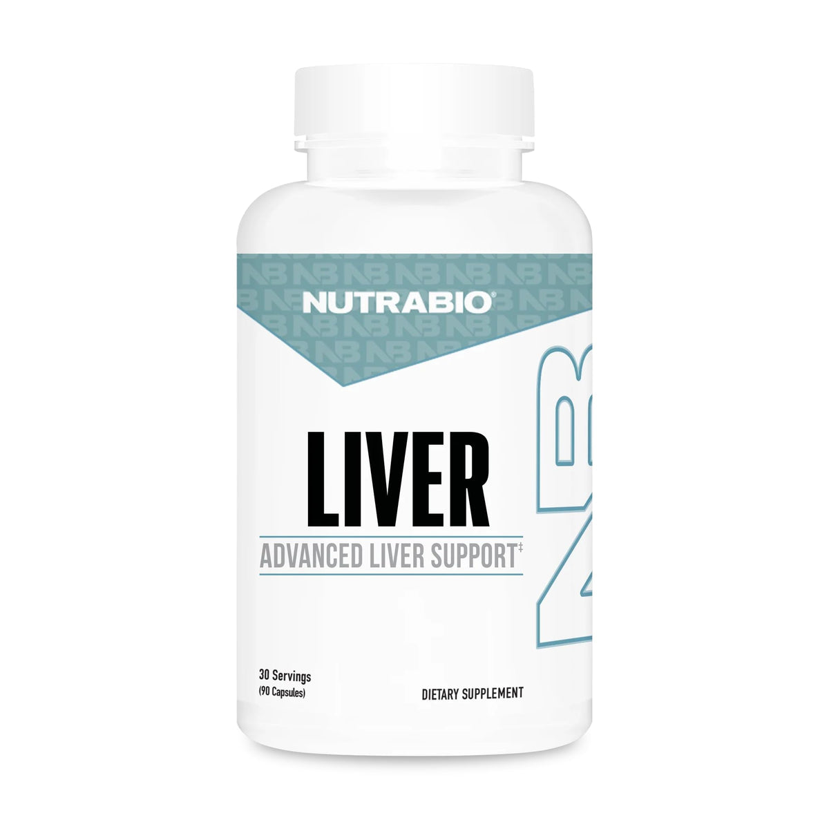 NutraBio Apoyo Hepático Avanzado en botella para salud hepática natural