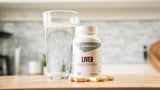 NutraBio Apoyo Hepático Avanzado etiqueta frontal mostrando ingredientes clave