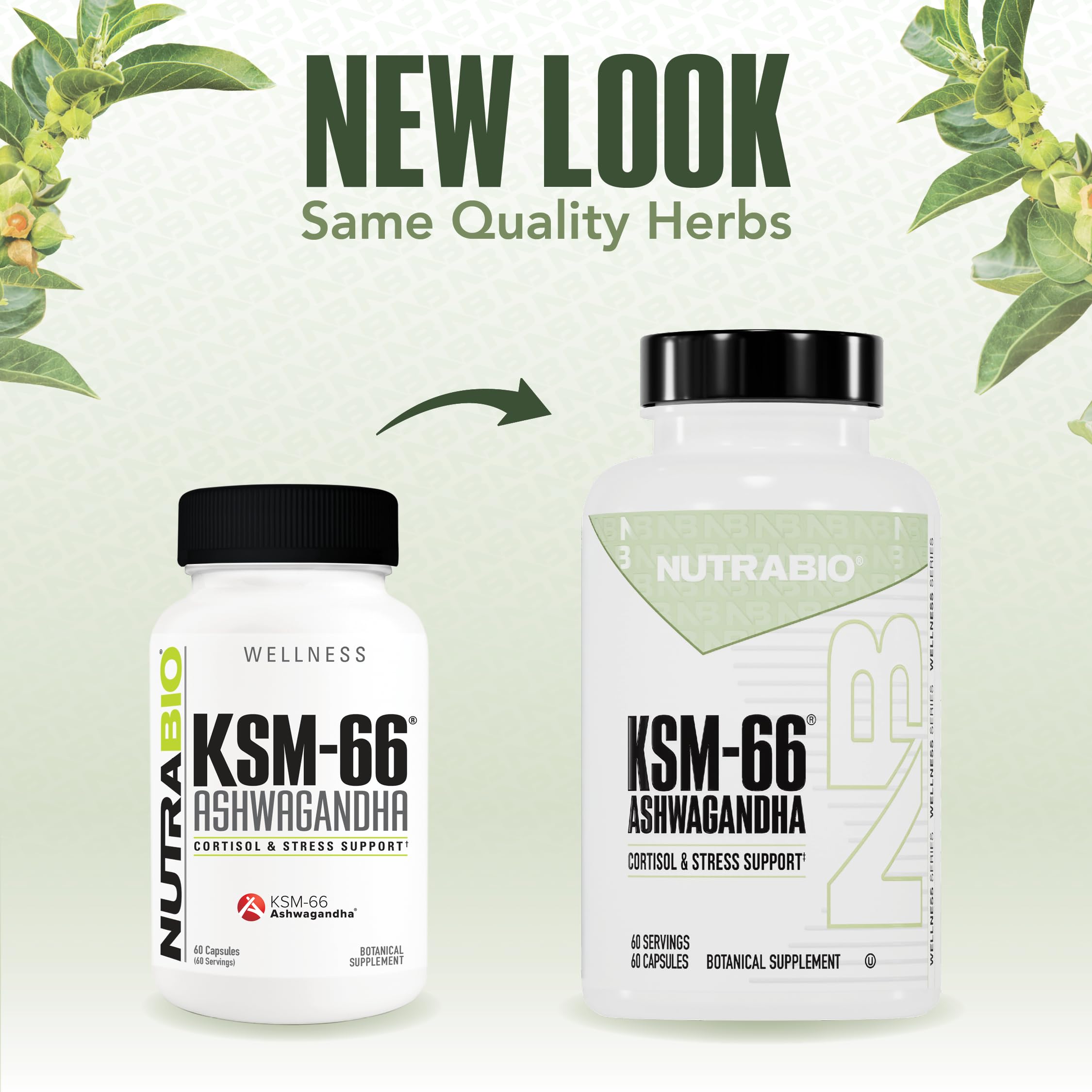 NutraBio Ashwagandha KSM-66 certificados de calidad y pruebas.