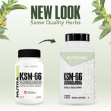 NutraBio Ashwagandha KSM-66 certificados de calidad y pruebas.
