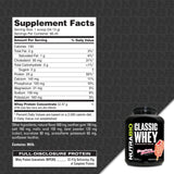 NutraBio Proteína de suero: polvo con concentrado WPC80 para mezcla suave y rápida.