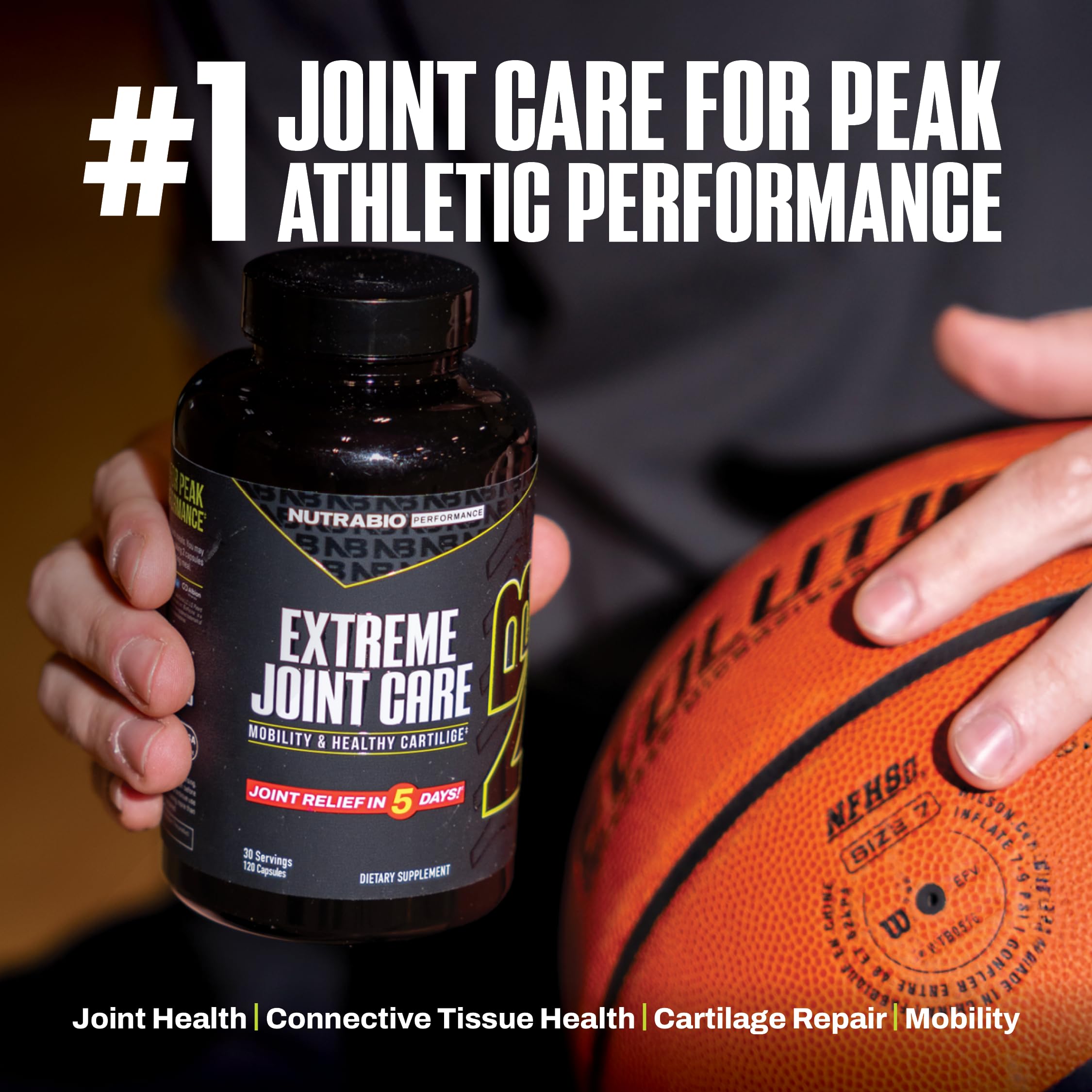 Absorción óptima gracias a Bioperine en NutraBio Extreme Joint Care