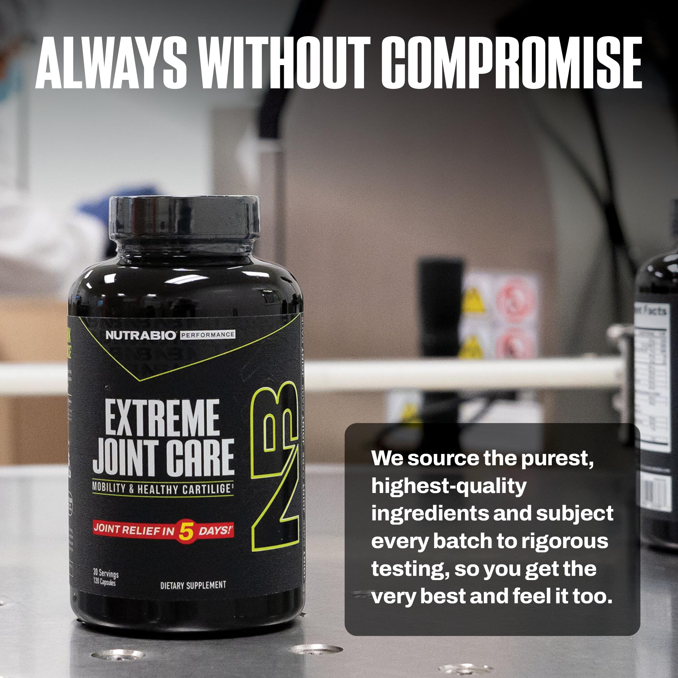NutraBio Extreme Joint Care ofrece biodisponibilidad mejorada de ingredientes