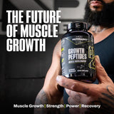 NutraBio Growth Peptides dl185-ingredient closeup shows peptide components.