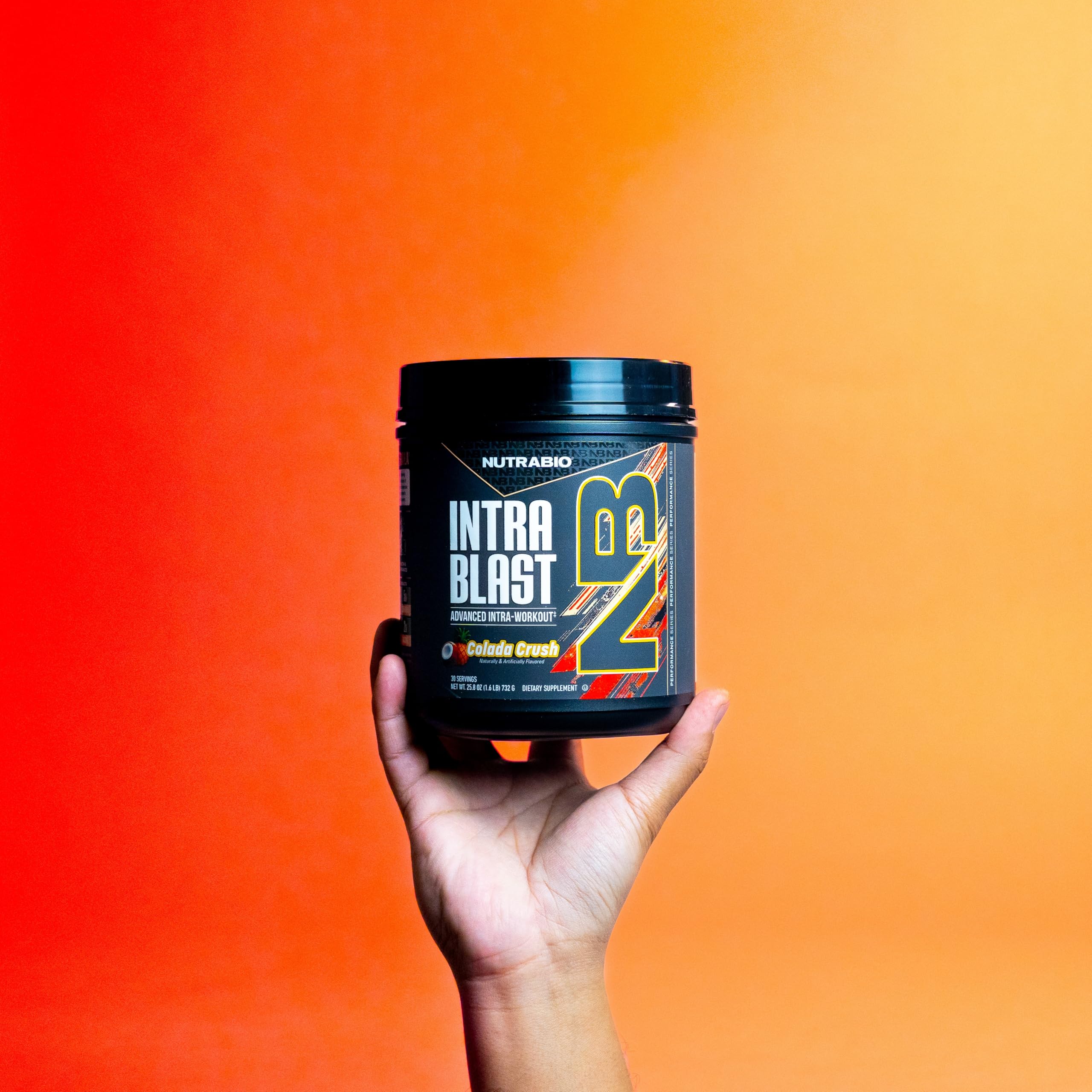 NutraBio Intra Blast scoop de medición para dosis precisas