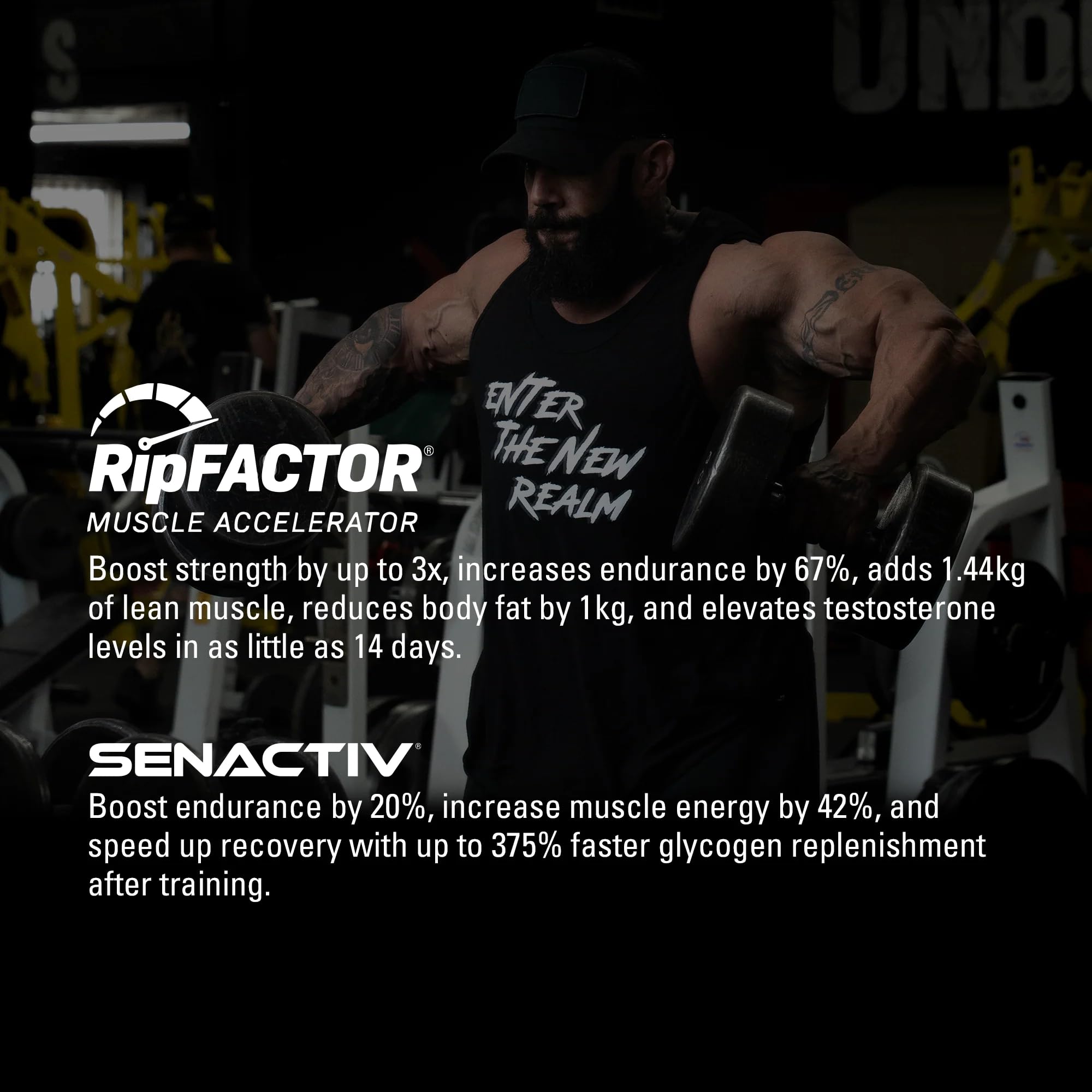 NutraBio Unbound BYLD: paquete de 30 porciones para entrenamientos semanales.
