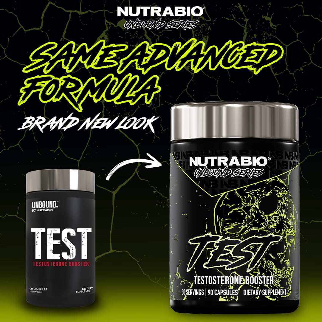 NutraBio Unbound Test: etiqueta clara para identificar ingrediente clave.