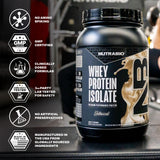 NutraBio Whey Aislado, batido casero rápido y práctico.