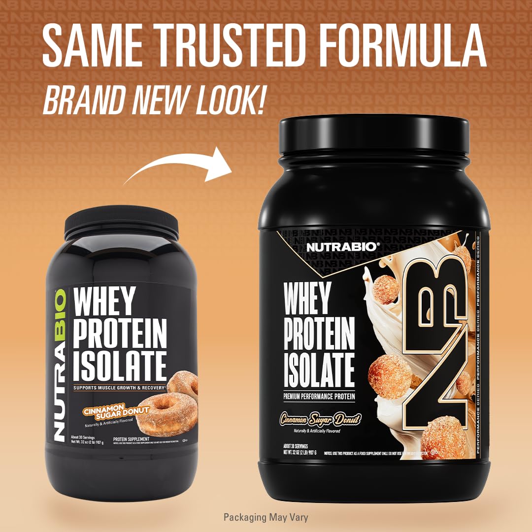 Etiqueta nutricional de NutraBio Whey Isolate para una selección informada