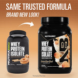 Etiqueta nutricional de NutraBio Whey Isolate para una selección informada