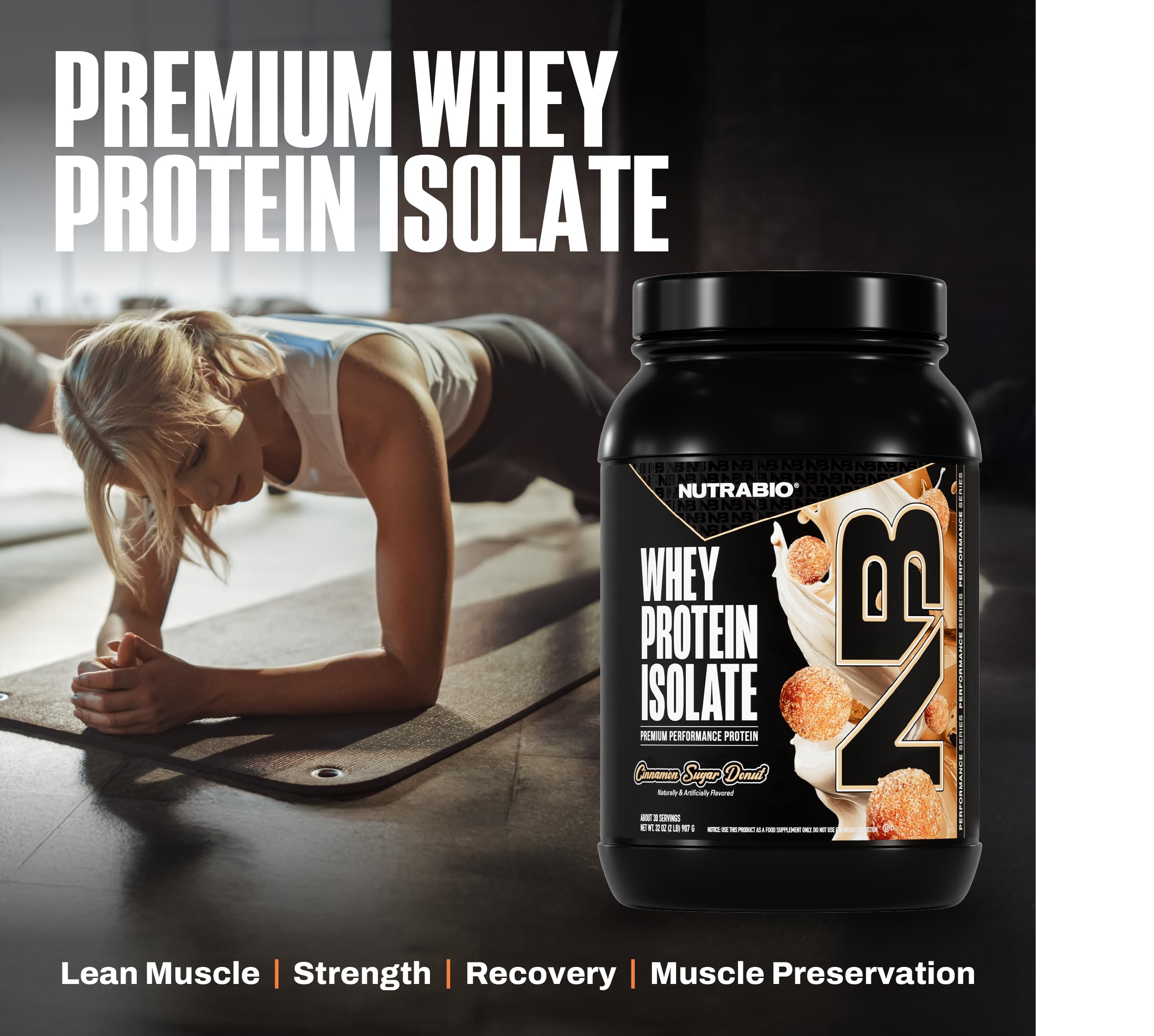 Shaker para NutraBio Whey Isolate, mezcla fácil y sin grumos