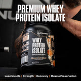 NutraBio Whey Isolate, sabor rosquilla canela y azucar en batidos