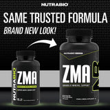 NutraBio ZMA: etiqueta nutricional clara para zinc, magnesio y B6