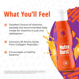 NutraBurst etiqueta muestra la fecha de fabricación para frescura.