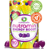 Nutracelle Nutramin Energy gomitas-empaque: energía natural para el día