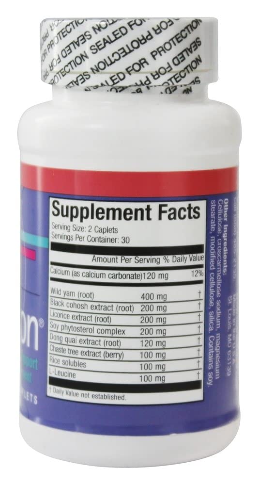 Nutraceutics ProEstron: etiqueta frontal con información de ingredientes herbales clave.