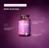 NutraChamps Biotin Gummis, sabor frambuesa, experiencia agradable durante la rutina.