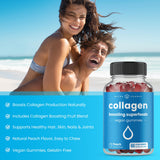 NutraChamps Collagen Gummies cabello-brillo: mejora del aspecto capilar