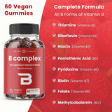 NutraChamps Gomitas Complejo B, consumo diario cómodo y práctico