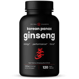 NutraChamps Panax ginseng rojo coreano cápsulas para energía y enfoque sostenido