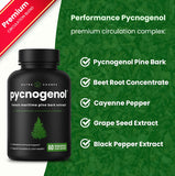 NutraChamps Pycnogenol - cápsulas para consumo diario, fácil de incorporar