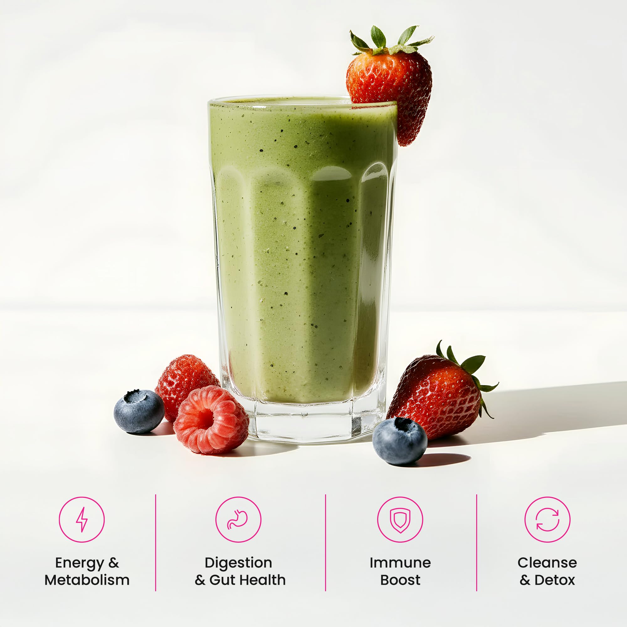 NutraChamps Super Greens preparación rápida, ideal para estilo de vida activo