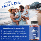 Gomitas NutraChamps con echinácea, opción natural para apoyo diario.