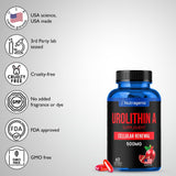 Tomando una cápsula Nutragenis Urolitina A para uso diario.