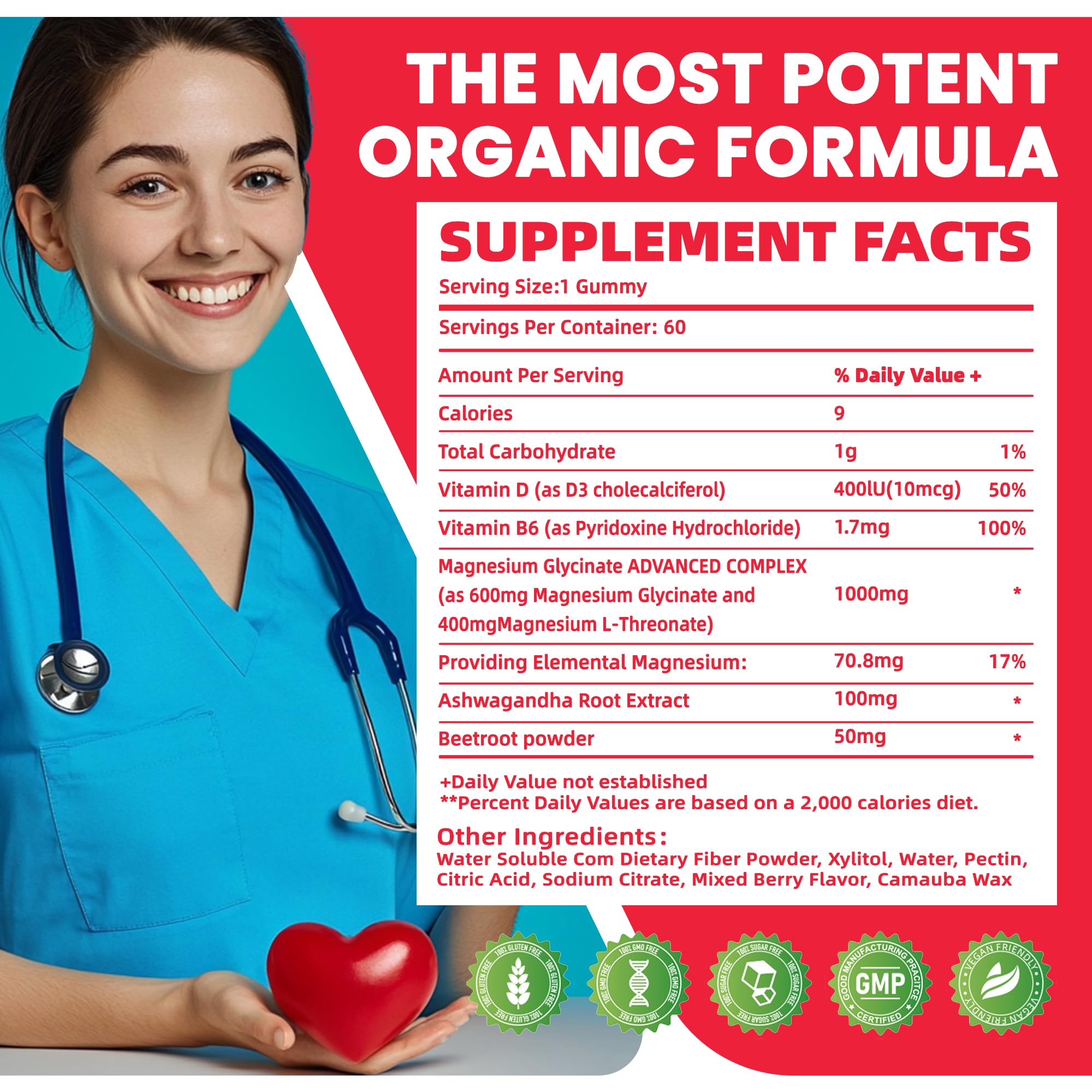 NUTRAGOGO Ashwagandha D3 Gominolas envase: dosis cotidiana conveniente