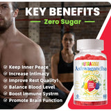 NUTRAGOGO Ashwagandha D3 Gominolas textura-frutos-rojos: sabor natural