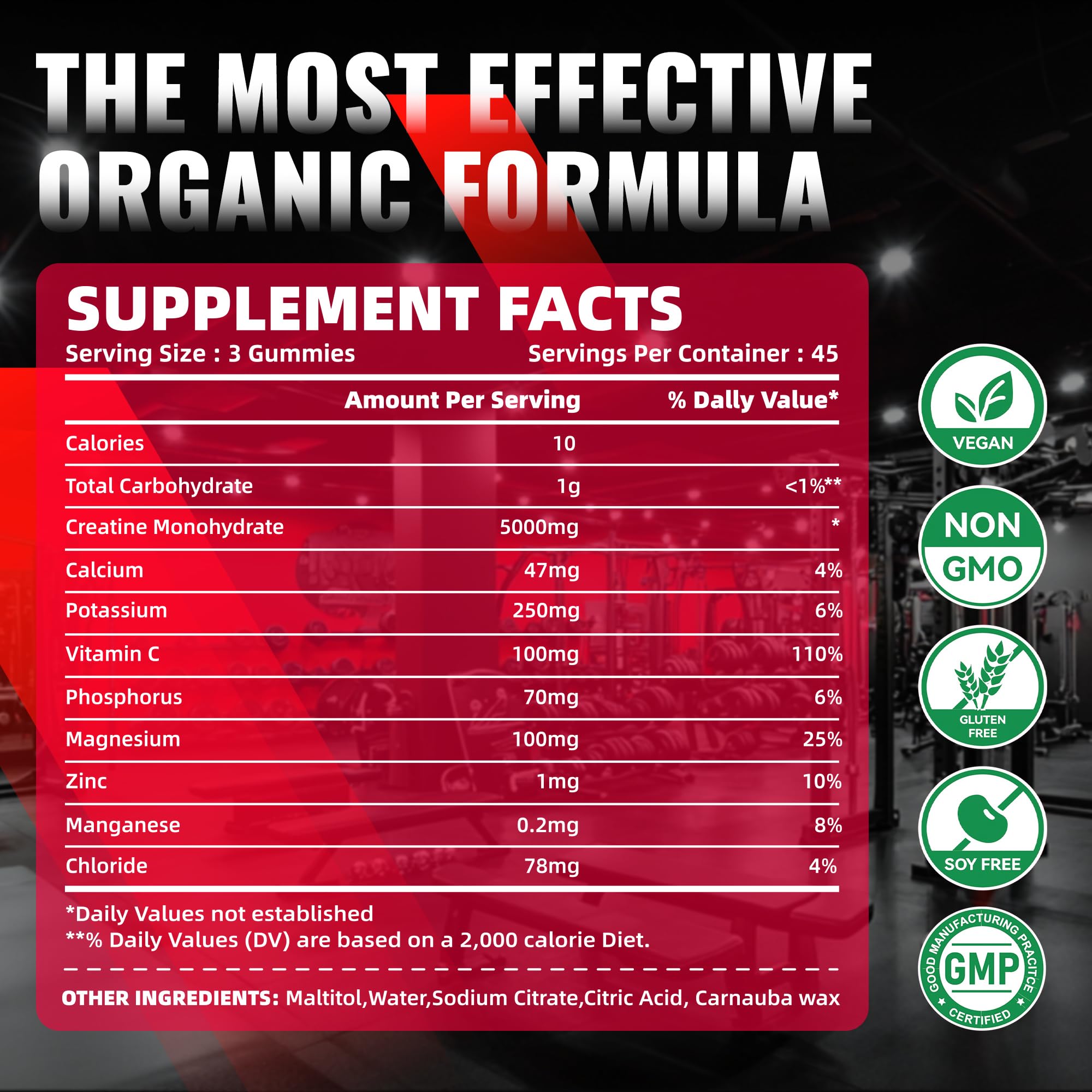 NUTRAGOGO Creatina Gominolas sabor fresa para entrenamientos más agradables.