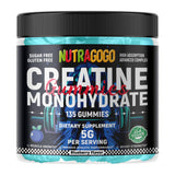 NUTRAGOGO creatina gomitas monohidrato opción conveniente para el día a día