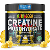 NUTRAGOGO gominolas de creatina monohidrato en bote para entrenamiento diario