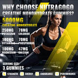 Gominolas sin azúcar de NUTRAGOGO para energía sostenida durante el entrenamiento