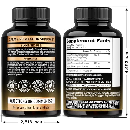 Nutraharmony Ashwagandha polvo: uso versátil en batidos para bienestar.