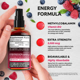 NutraHarmony B12 spray 5000mcg: aroma a mezcla de frutos rojos deliciosos