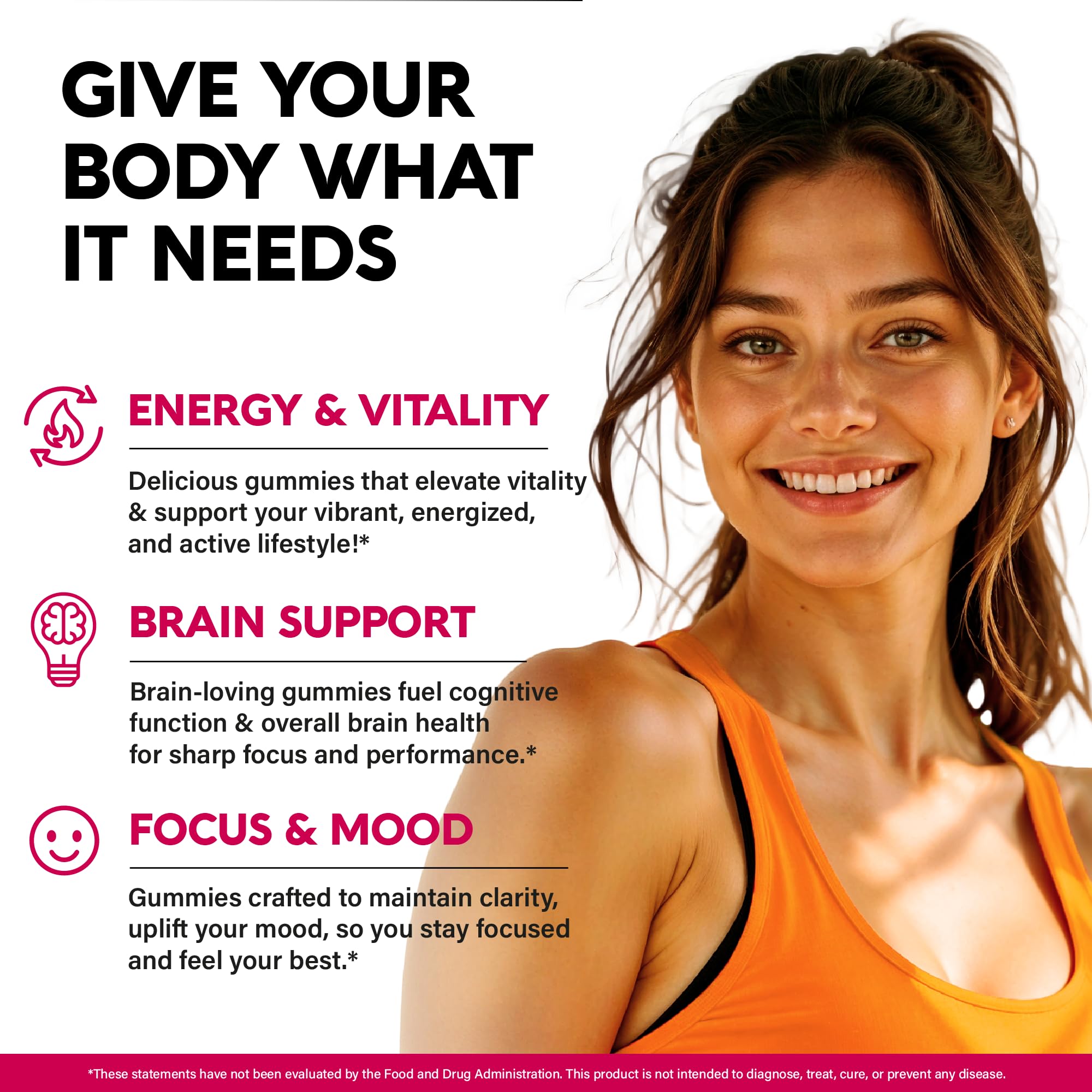 NUTRAHARMONY gomitas B3-B5-B6 para claridad mental.