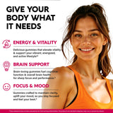 NUTRAHARMONY gomitas B3-B5-B6 para claridad mental.