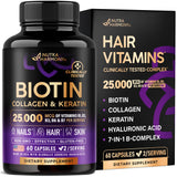 NutraHarmony Biotina, cápsulas, apoyo al ciclo normal de crecimiento capilar.