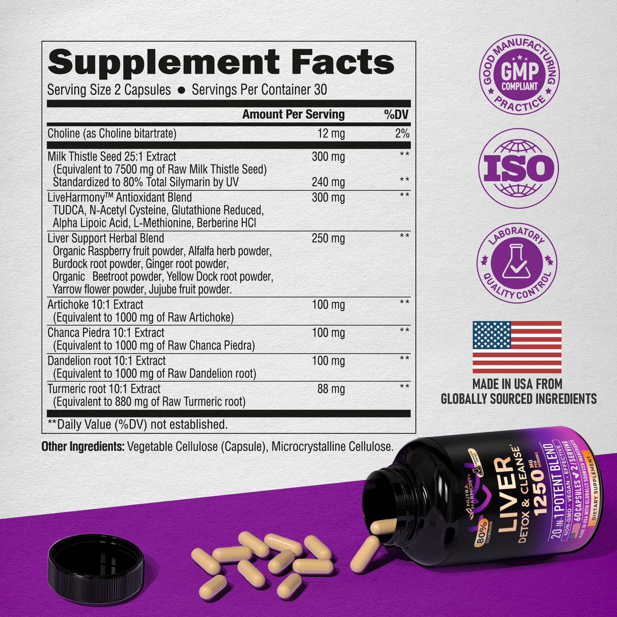 NUTRAHARMONY cápsula con textura suave para ingesta cómoda