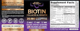 NutraHarmony Colágeno y Queratina, cápsulas, fortalecen uñas y piel.