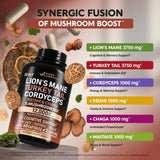 NutraHarmony cordyceps: cápsulas para energía sostenida