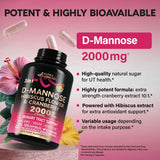 NUTRAHARMONY D-Mannose 2000mg, cápsulas, imagen de la fórmula completa