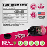 NUTRAHARMONY D-Mannose 2000mg, cápsulas sin gluten, empaque seguro