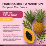 NUTRAHARMONY Enzimas para carbohidratos, proteínas y grasas, con acción multienzimática.