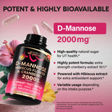 NUTRAHARMONY D-Mannosa: producto hecho en EE.UU. y libre de alérgenos