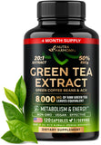 NUTRAHARMONY Extracto de té verde 50% ECGC 20:1 para energía diaria